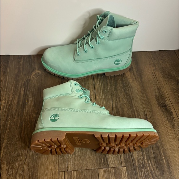 Mint Green Rare 50th Anniversary Timberland Boots - Picture 4 of 8